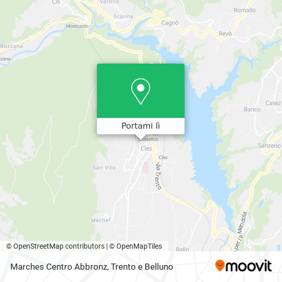 Mappa Marches Centro Abbronz