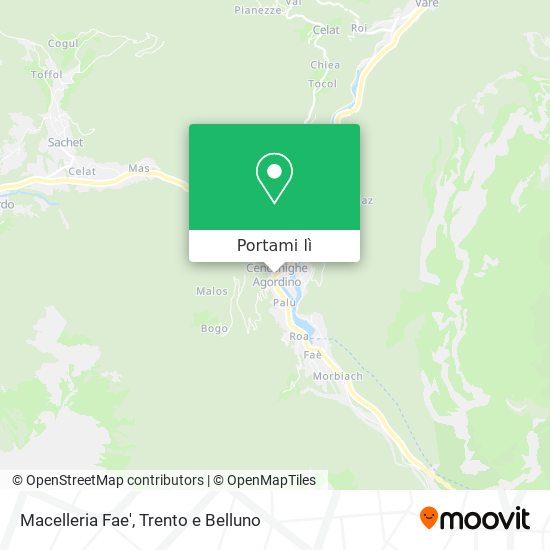 Mappa Macelleria Fae'