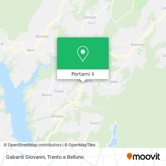 Mappa Gabardi Giovanni