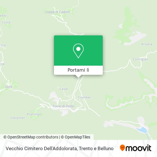 Mappa Vecchio Cimitero Dell'Addolorata