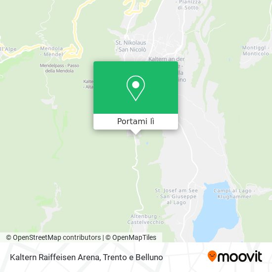 Mappa Kaltern Raiffeisen Arena
