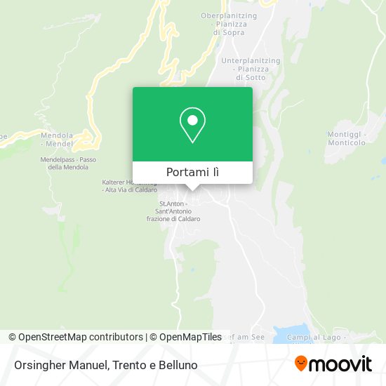 Mappa Orsingher Manuel