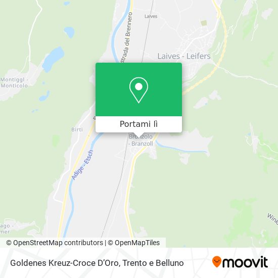 Mappa Goldenes Kreuz-Croce D’Oro
