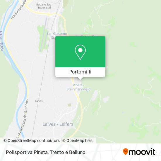 Mappa Polisportiva Pineta