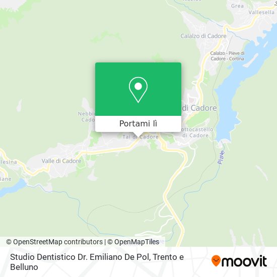 Mappa Studio Dentistico Dr. Emiliano De Pol