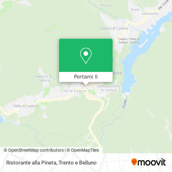 Mappa Ristorante alla Pineta