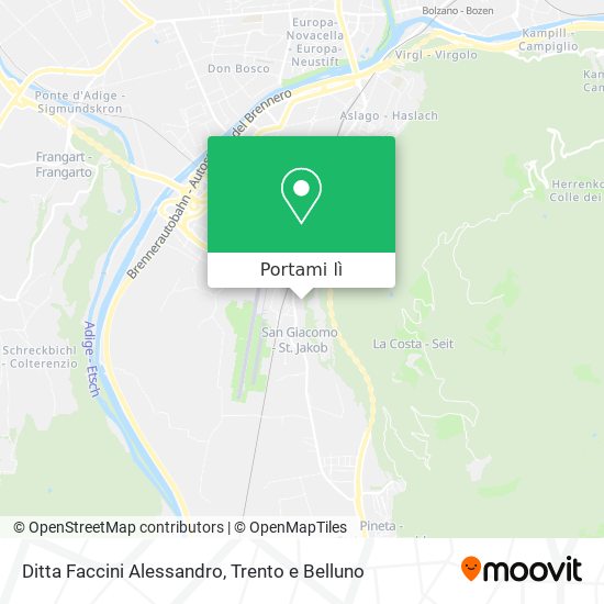 Mappa Ditta Faccini Alessandro