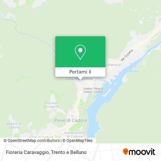 Mappa Fioreria Caravaggio