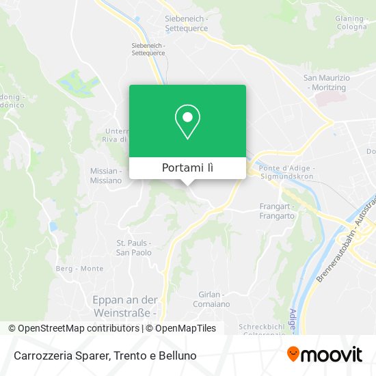 Mappa Carrozzeria Sparer