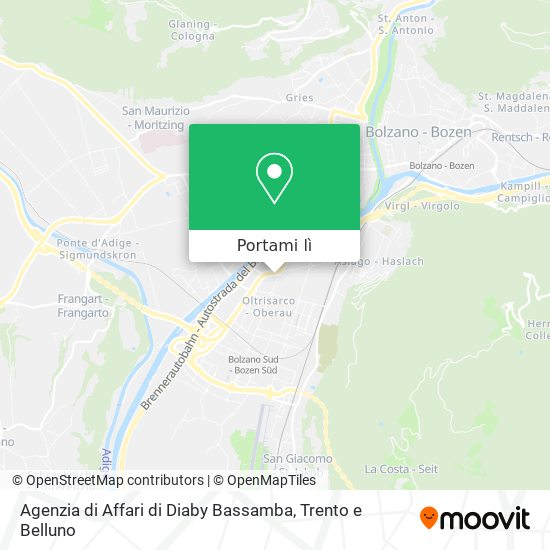 Mappa Agenzia di Affari di Diaby Bassamba