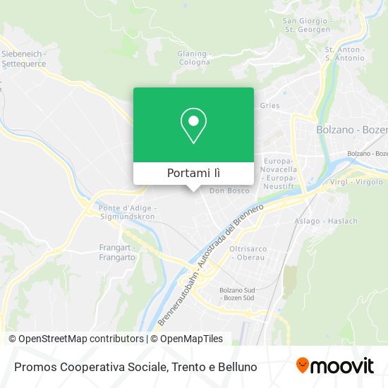 Mappa Promos Cooperativa Sociale