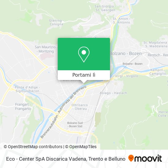 Mappa Eco - Center SpA Discarica Vadena
