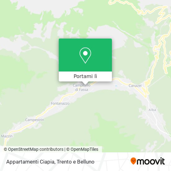 Mappa Appartamenti Ciapia