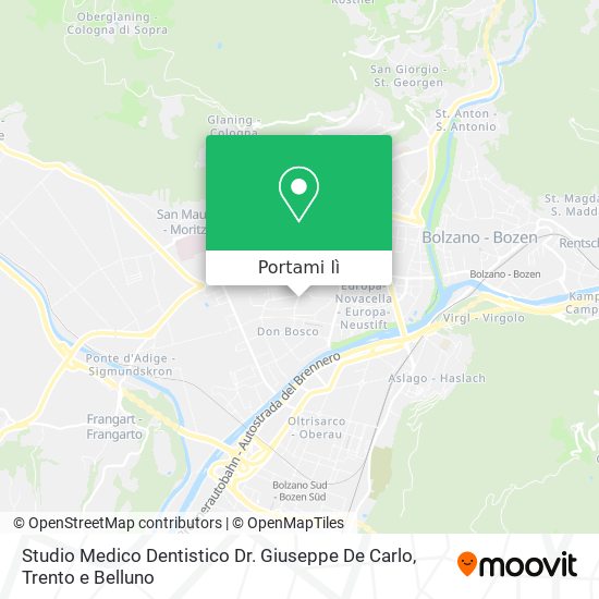 Mappa Studio Medico Dentistico Dr. Giuseppe De Carlo