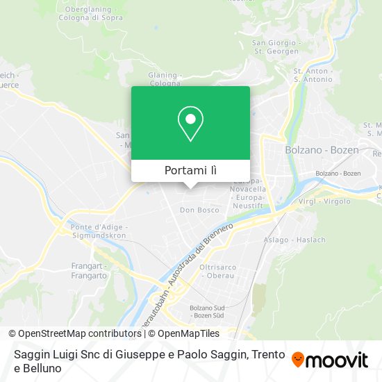 Mappa Saggin Luigi Snc di Giuseppe e Paolo Saggin