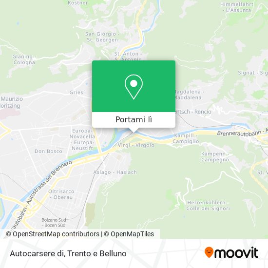 Mappa Autocarsere di