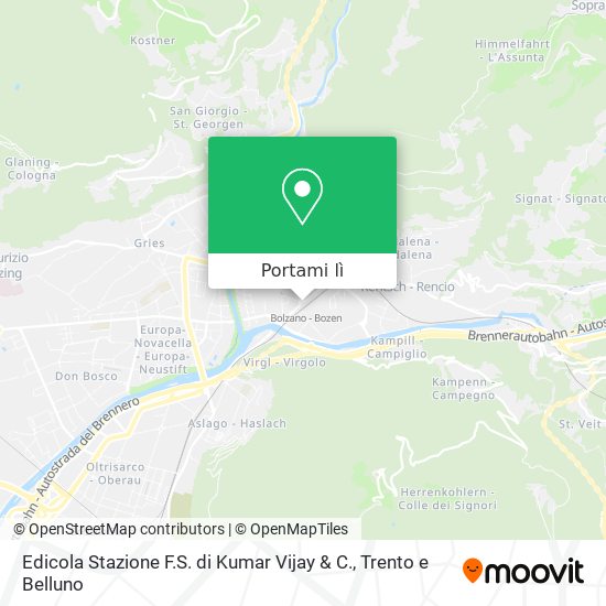 Mappa Edicola Stazione F.S. di Kumar Vijay & C.