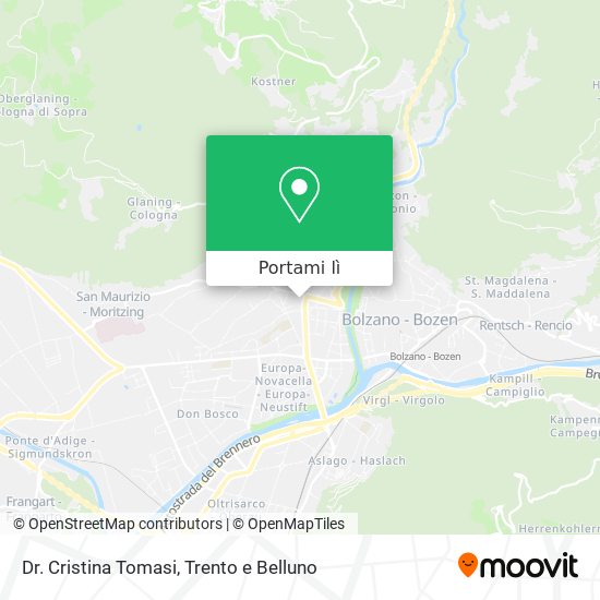 Mappa Dr. Cristina Tomasi