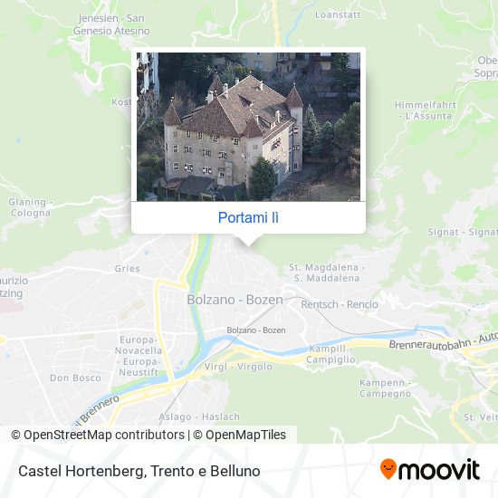 Mappa Castel Hortenberg