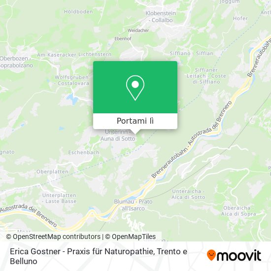 Mappa Erica Gostner - Praxis für Naturopathie