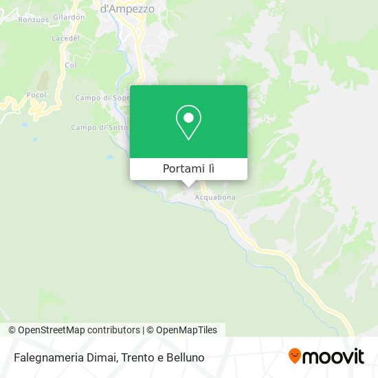 Mappa Falegnameria Dimai