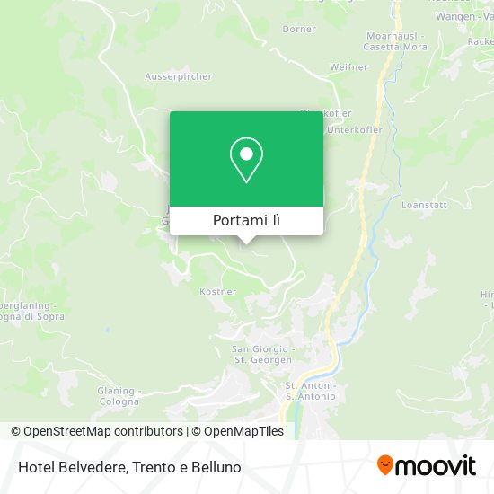 Mappa Hotel Belvedere