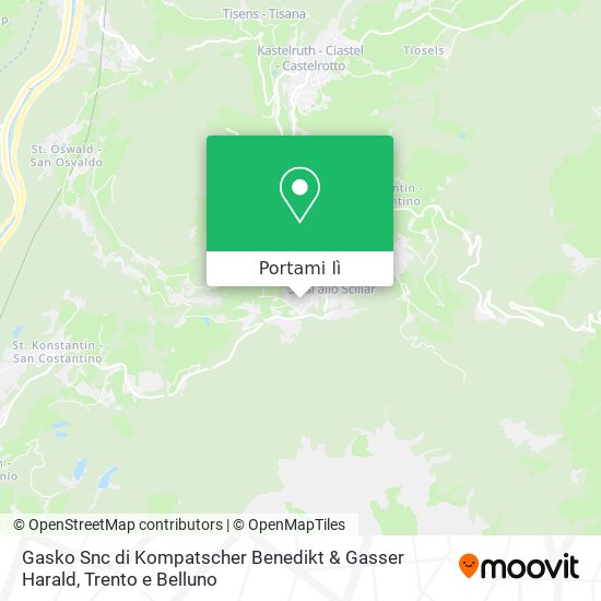 Mappa Gasko Snc di Kompatscher Benedikt & Gasser Harald