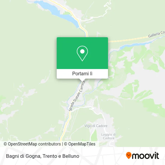 Mappa Bagni di Gogna