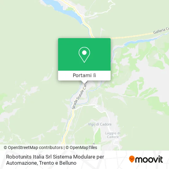 Mappa Robotunits Italia Srl Sistema Modulare per Automazione