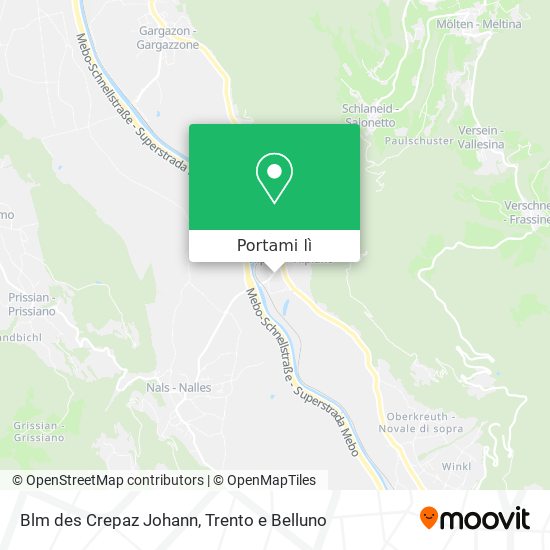 Mappa Blm des Crepaz Johann