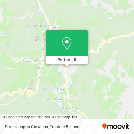 Mappa Strazzacappa Giovanna