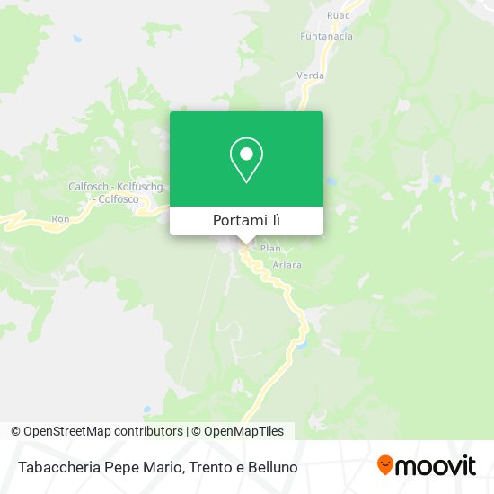 Mappa Tabaccheria Pepe Mario