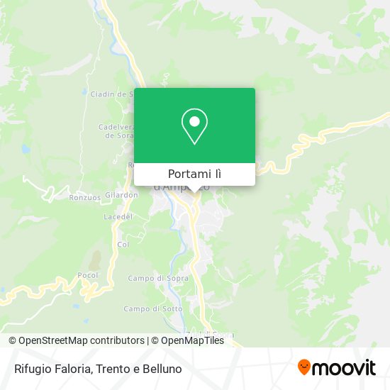 Mappa Rifugio Faloria