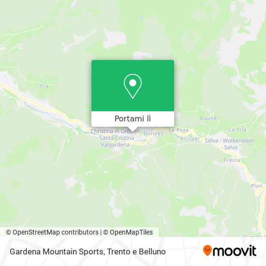 Mappa Gardena Mountain Sports