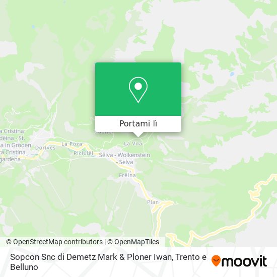Mappa Sopcon Snc di Demetz Mark & Ploner Iwan