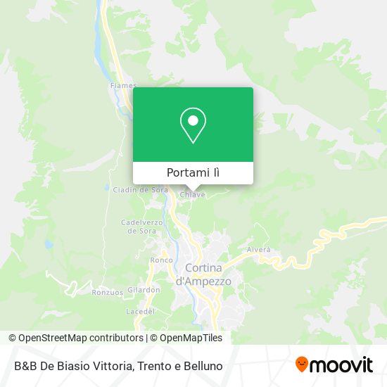 Mappa B&B De Biasio Vittoria