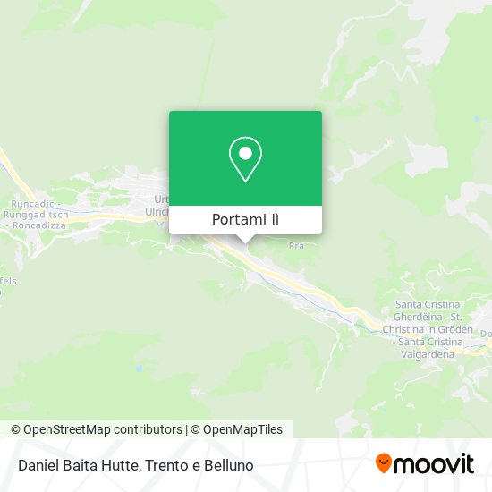 Mappa Daniel Baita Hutte