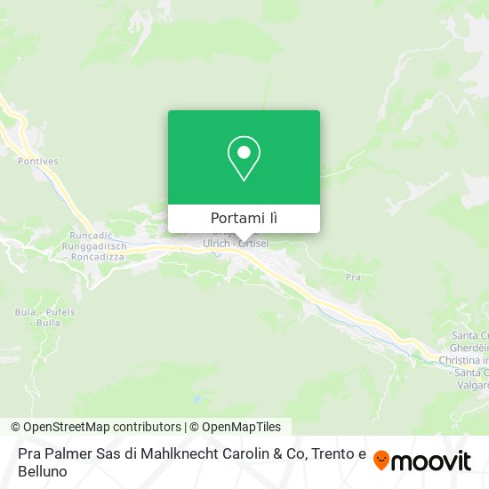 Mappa Pra Palmer Sas di Mahlknecht Carolin & Co