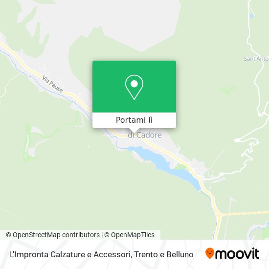 Mappa L'Impronta Calzature e Accessori