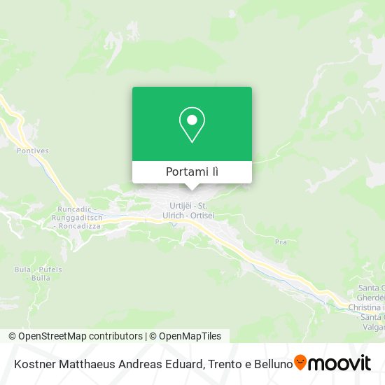 Mappa Kostner Matthaeus Andreas Eduard