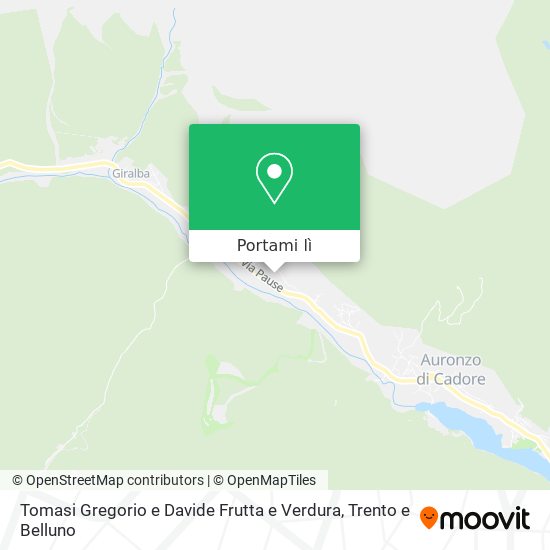 Mappa Tomasi Gregorio e Davide Frutta e Verdura