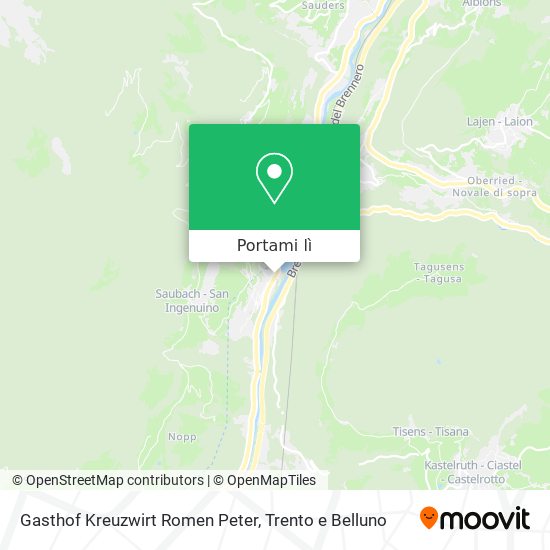 Mappa Gasthof Kreuzwirt Romen Peter