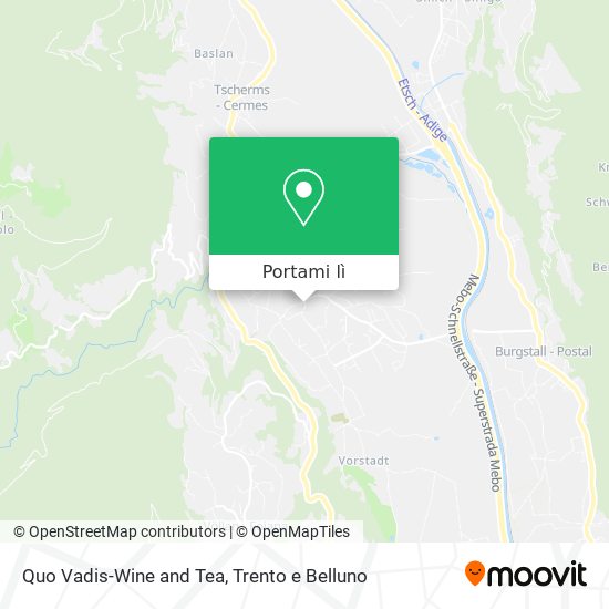 Mappa Quo Vadis-Wine and Tea