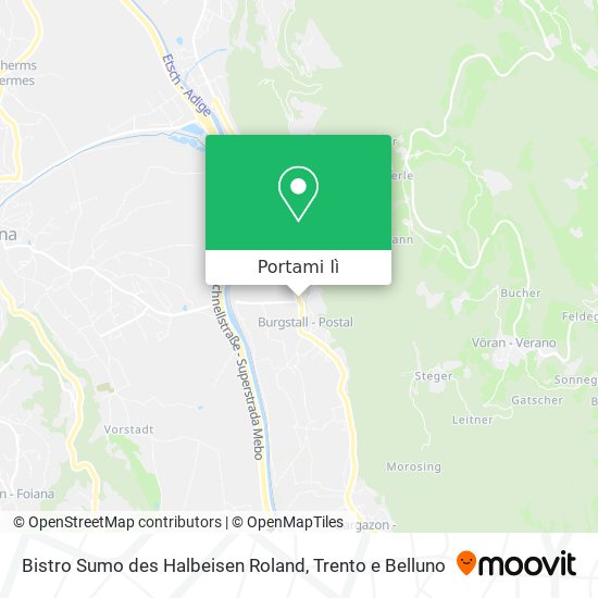 Mappa Bistro Sumo des Halbeisen Roland