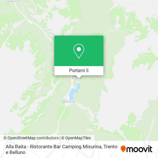 Mappa Alla Baita - Ristorante Bar Camping Misurina