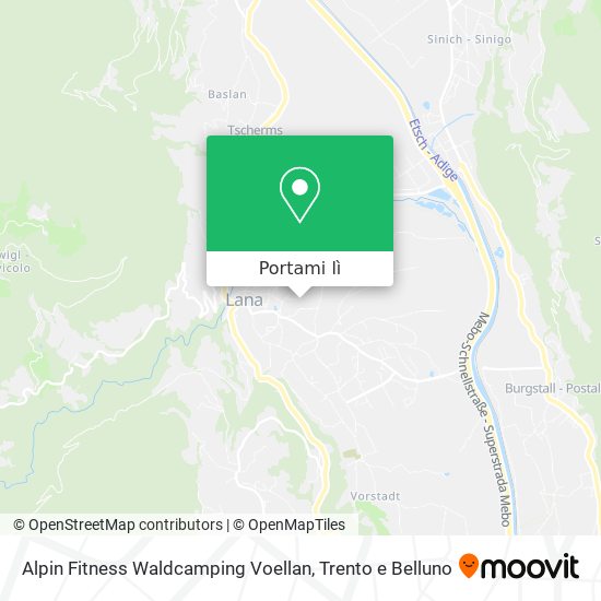 Mappa Alpin Fitness Waldcamping Voellan