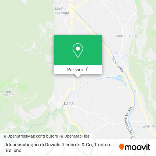 Mappa Ideacasabagno di Daziale Riccardo & Co