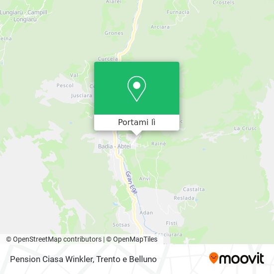 Mappa Pension Ciasa Winkler