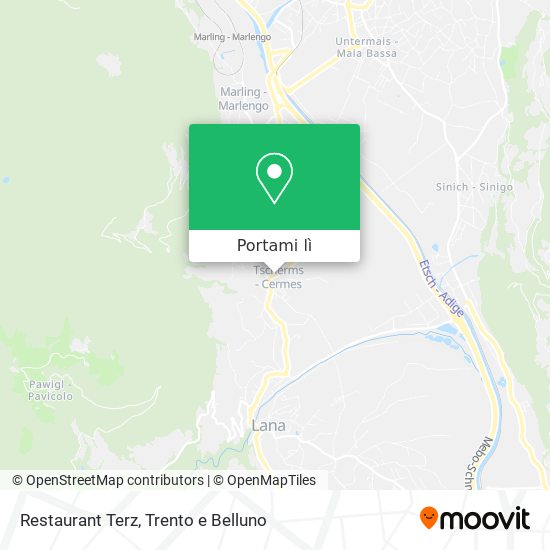 Mappa Restaurant Terz
