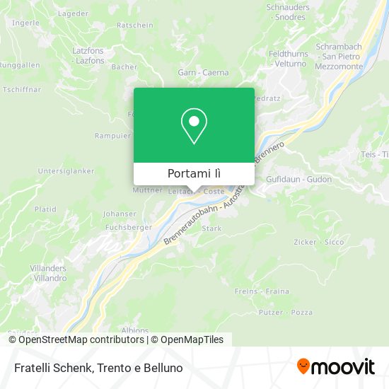 Mappa Fratelli Schenk